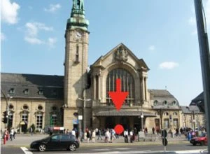 盧森堡市中心中央火車站